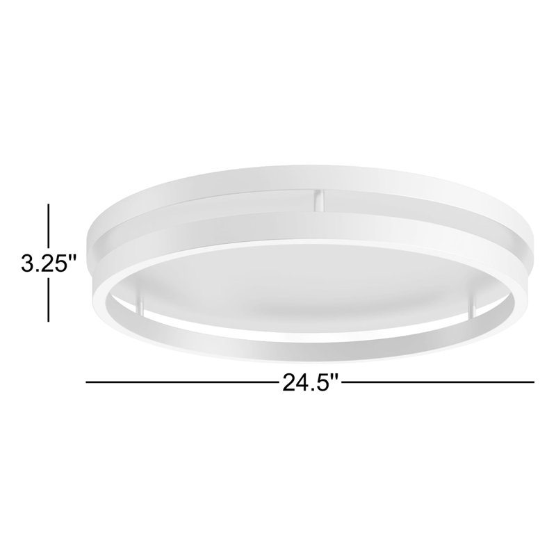 Recess LED Flush Mount, Gold