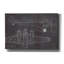 «Plane Blueprint 1 No Words Post» par Marco Fabiano, art mural sur toile-2072383535