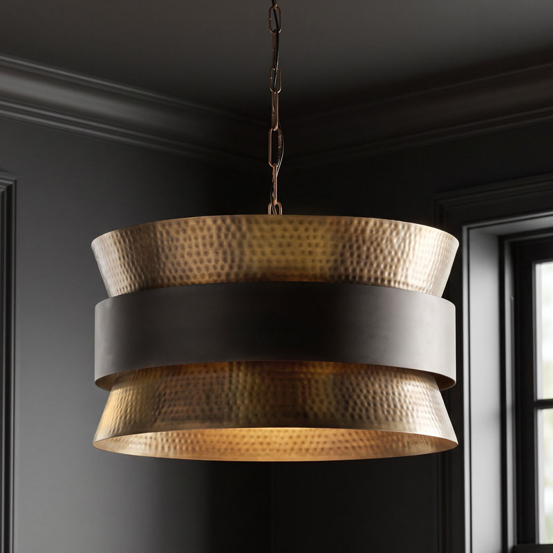 Lustre tambour 4 lumières 