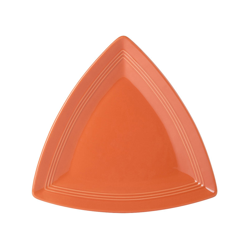 Plaque triangulaire 12 1/2 po Concentrix, Orange