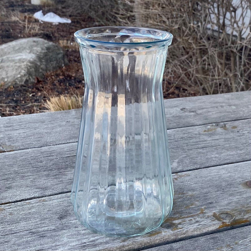 Clear Utility Glass Bouquet Vase