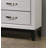 Contemporary Style 1pc Chest Modern Look Two Tone Design Wooden Legs Nickel Bar Pulls White Finish Bedroom Furniture-2076778416