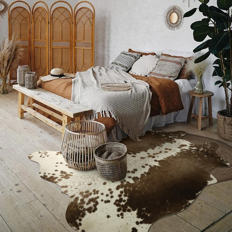 Animal Print Area Rug, Rectangle 158 x 190 cm