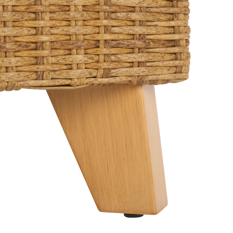 Margarita Wicker Patio Chair, Natural