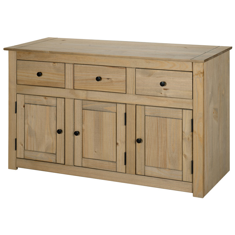 Adelman 134cm Solid Wood Sideboard