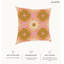 Coussin décoratif géométrique intérieur / extérieur en polyester