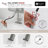 Single Handle Pull-Down Bathroom Faucet with Dual-Function Sprayer, Brushed Stainless Steel, Single Hole Vanity Sink Faucet-123994903