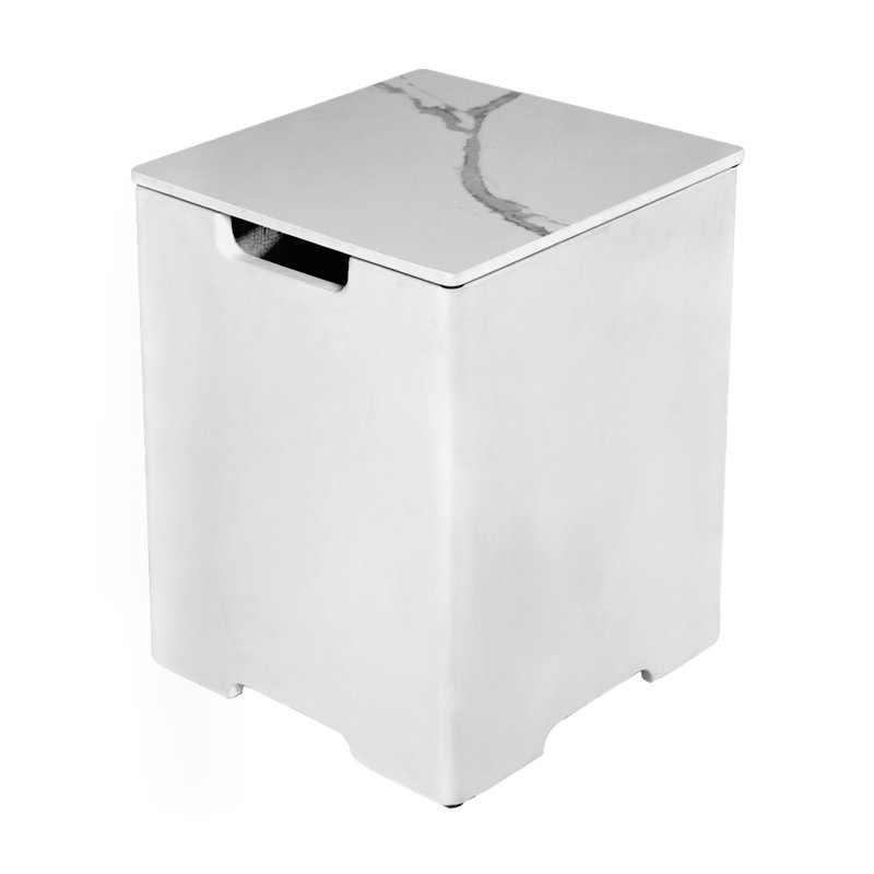 Couvercle de réservoir de propane Hideaway, H 20,5 po x l 15,9 po x P 15,9 po, Blanc