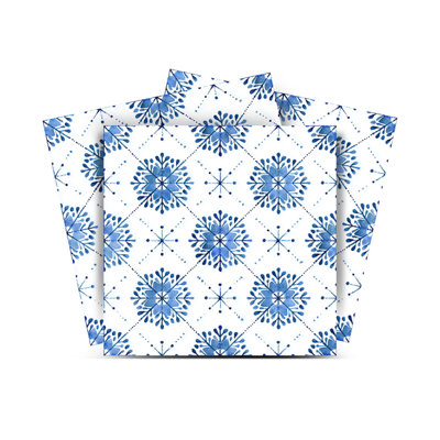 Carreau de mosaïque en vinyle 6 po x 6 po