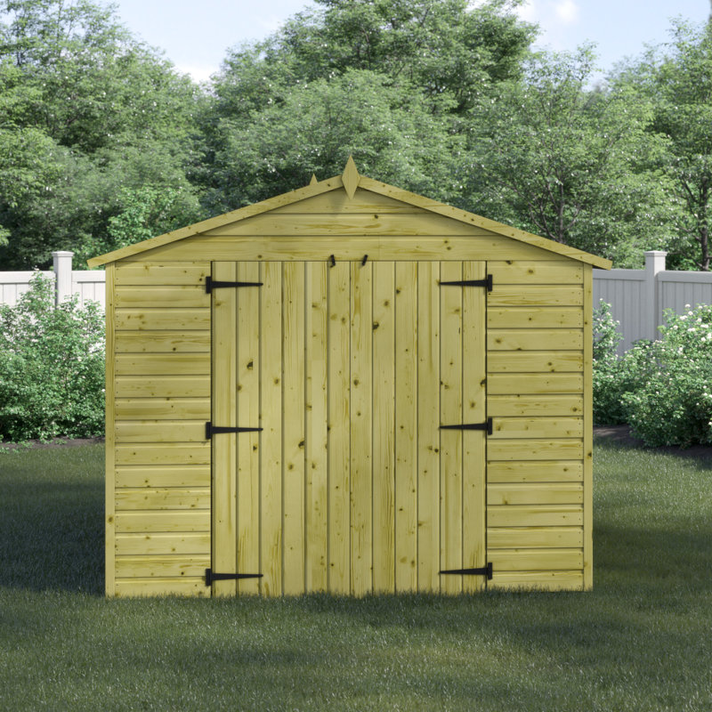 Premier Apex 8 Ft. W x 12 Ft. D Shiplap Wooden Shed