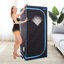 Tente portable avec ventilateur - Améliore la circulation de l'air et le confort infrarouge pliable pour un usage domestique Chauffage rapide et installation facile