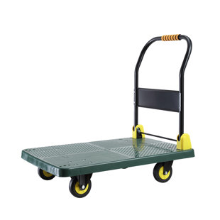 Foldable Push Hand Cart, Platform Truck With 880 Lbs. Weight Capacity