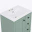 Meuble-lavabo de salle de bain avec lavabo en céramique, tiroirs à fermeture en douceur et une porte à fermeture en douceur-1052960074