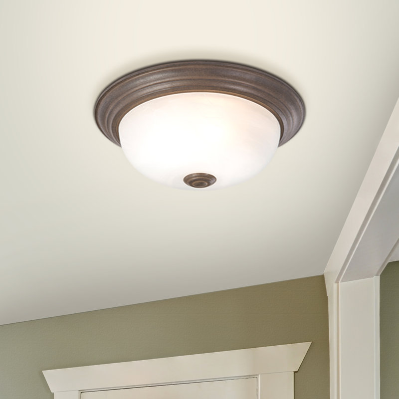 Plafonnier encastré en forme de bol simple 1 lumière 10 po