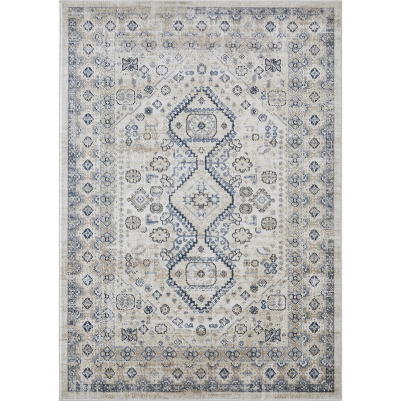 Aldolivio Oriental Indoor Rug, Rectangle 9'10" x 12'10"