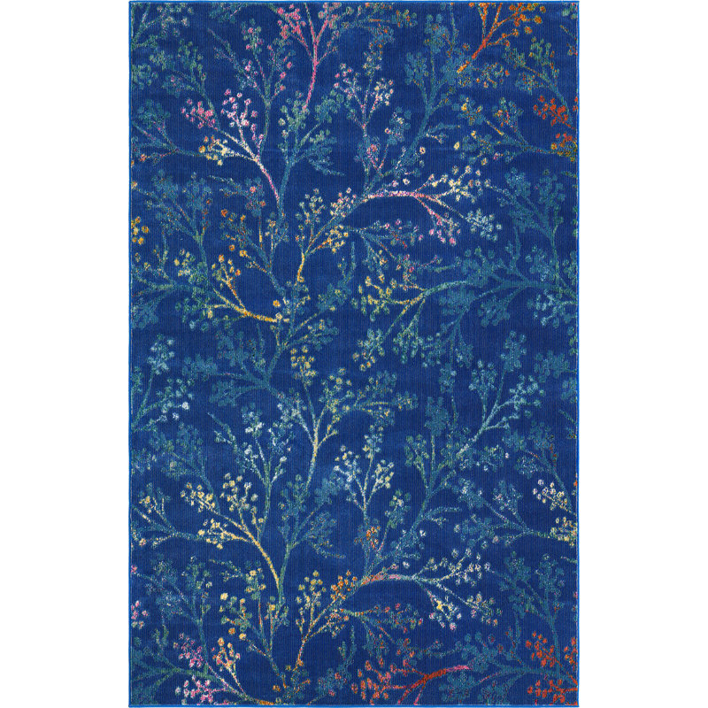 Tapis de campagne Country & Floral, Rectangle 5 pi 3 po x 7 pi 10 po