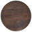 Columbo Brown Round Coffee Table-1729124484