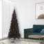 Black Fir Slim Artificial Christmas Tree-793839423-757686097