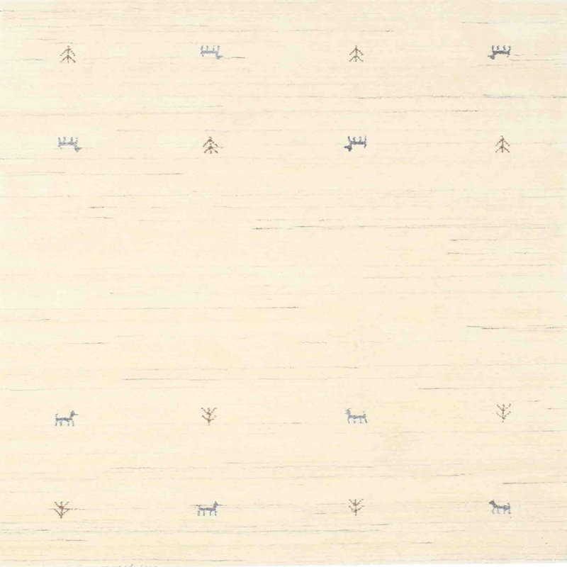 Tapis crème Janyce, Carré 6 pi
