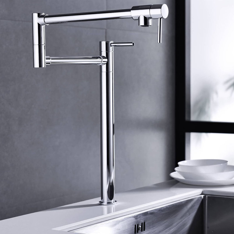 AWZTOO Kitchen Faucet, Chrome