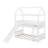 Twin Over Twin Bunk Bed With Slide