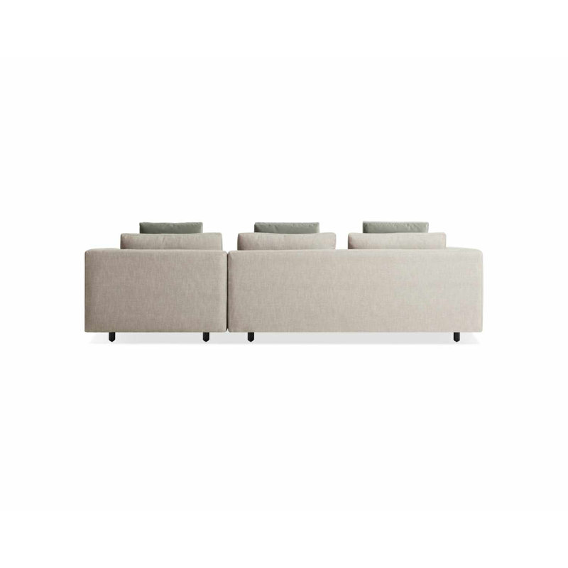 Hands Down Chaise Sectional, Landa Stone, Right Hand Facing