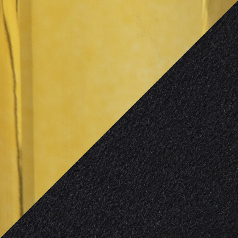 Chaise avec accoudoirs en velours Sutton, Velours noir