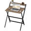Bureau d'ordinateur pliable avec tablette pour moniteur pour petits espaces, maison, bureau