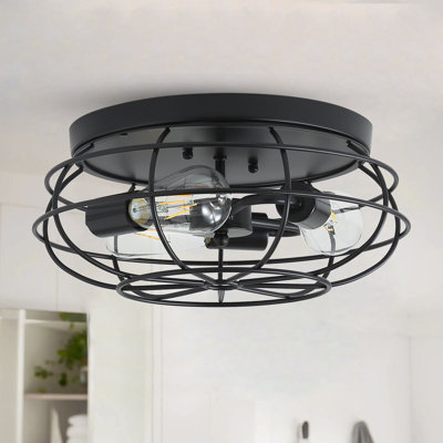 Plafonnier encastré cylindrique à 3 lumières