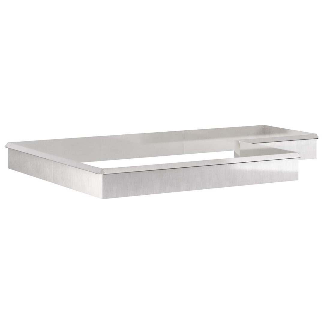 25cm H x 100cm W Stainless Steel Hardware