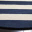 Tapis bleu marine / ivoire en laine touffeté à la main Fairchild-21774021