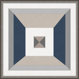 Analytical Placement 7' Framed Graphic Art Print on Glass