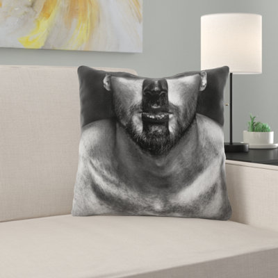 Coussin décoratif man