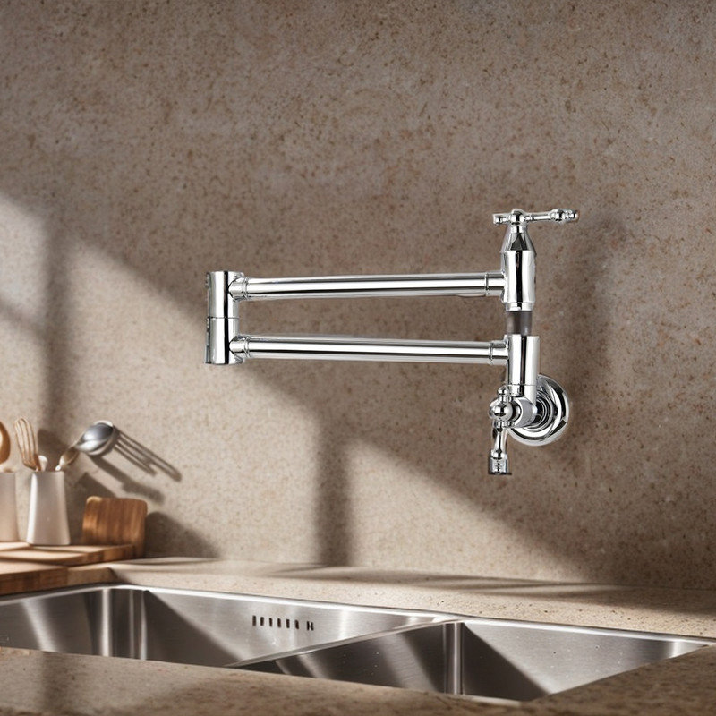 Casa Eclat Kitchen Faucet, Chrome
