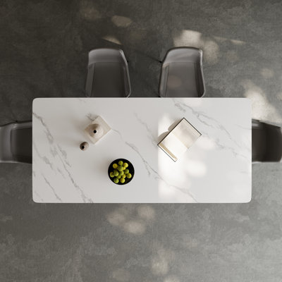 Metal Base Dining Table