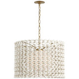 Catania 40" Hanging Shade With Cream Woven Rope