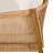 Ernesto 4-Piece Coastal Boho Acacia Wood Outdoor Conversation Set With Cushions