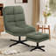 Chaise d'appoint rembourrée avec repose-pieds-1788367566