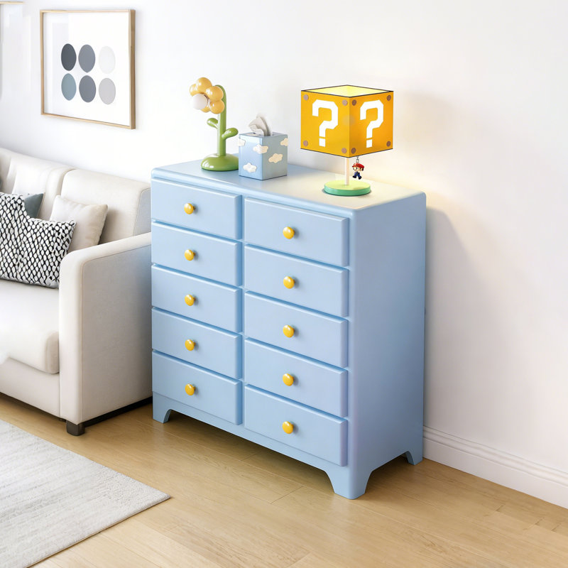 Commode d'appoint, Bleu