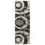 Tapis ivoire / noir Adonia-1572114543