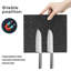 Belfry Kitchen Mittal Magnetic Knife Block