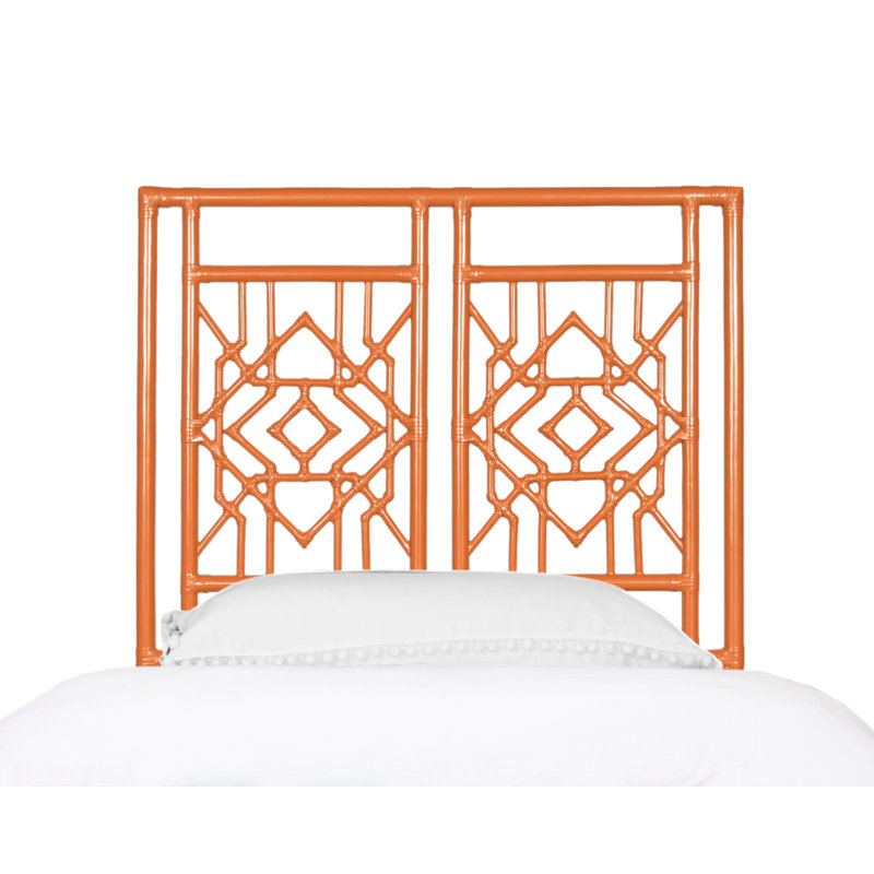 Tulum Open-Frame Headboard, Citrus Orange, Twin