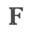 Deltana RL4B-15A 4" Height Residential House Letter Letter B Antique Brass-610988986