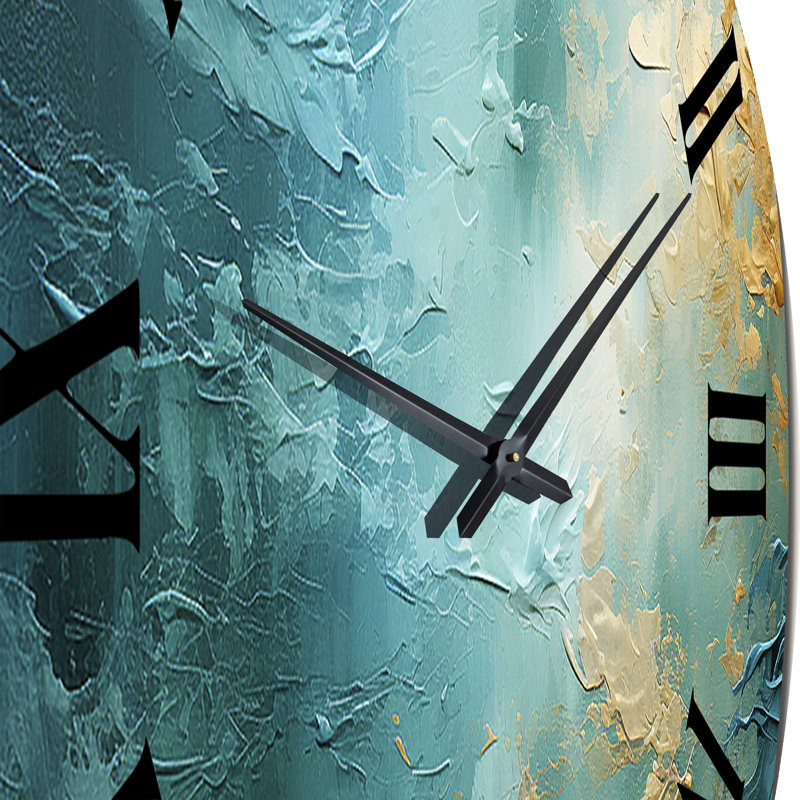 Bhreac - Abstract Landscape Wall Clock, Extra Large