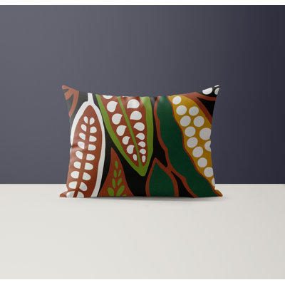 Anise Microsuede Lumbar Throw Pillow