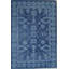 Hand Tufted Wool Floral Area Rug in Blue-1555521823