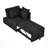 Convertible Sleeper Sofa Chair Adjustable Backrest Recliner With Pullout Sofa Bed With Wheels, Modern Linen Fabric For Living Room For Tight Spaces-1783857035