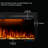 Schonbrunn Recessed Wall Mounted Electric Fireplace, Wide Screen & Ultra-Thin Frame-983887281