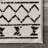 Lynda Tribal Moroccan Power Loom Performance Charcoal Gray Rug-1395557710