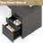U-Shaped Executive Desk With File Cabinet-1730074275